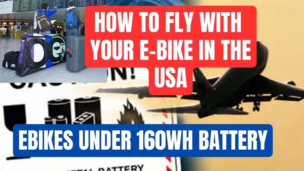 How to fly with your ebike in the USA - electric bike that meets FAA airline battery rules