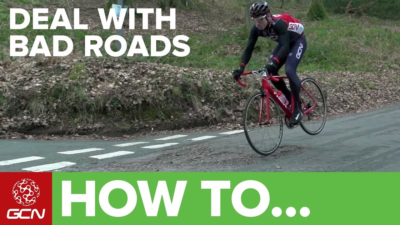 How To Deal With Bad Roads And Potholes | GCN's Cycling Tips