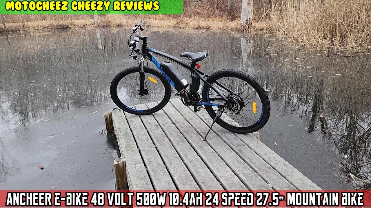 ANCHEER E-bike 48 volt 499wh 10.4ah 21 speed 27.5" Mountain bike, controls, test and tweeks.