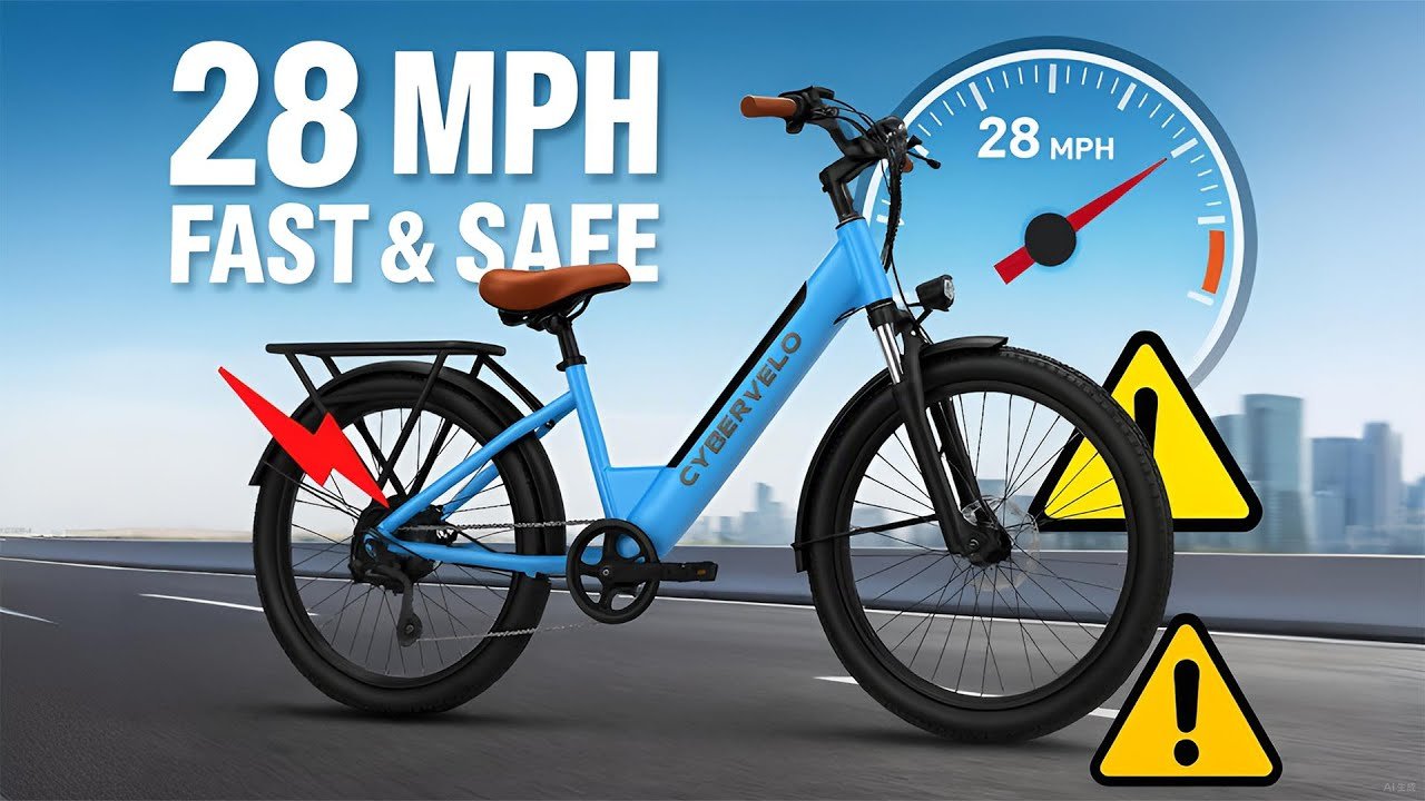 Cybervelo EK2 1000W Electric Bike Review | 28MPH Fast & Safe E-Bike for Adults