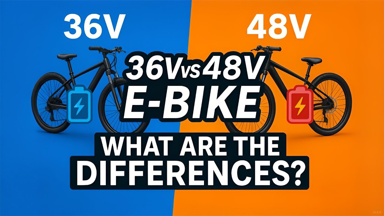 What Are the Differences Between a 36v and a 48v E-Bike? - GoEBikeLife