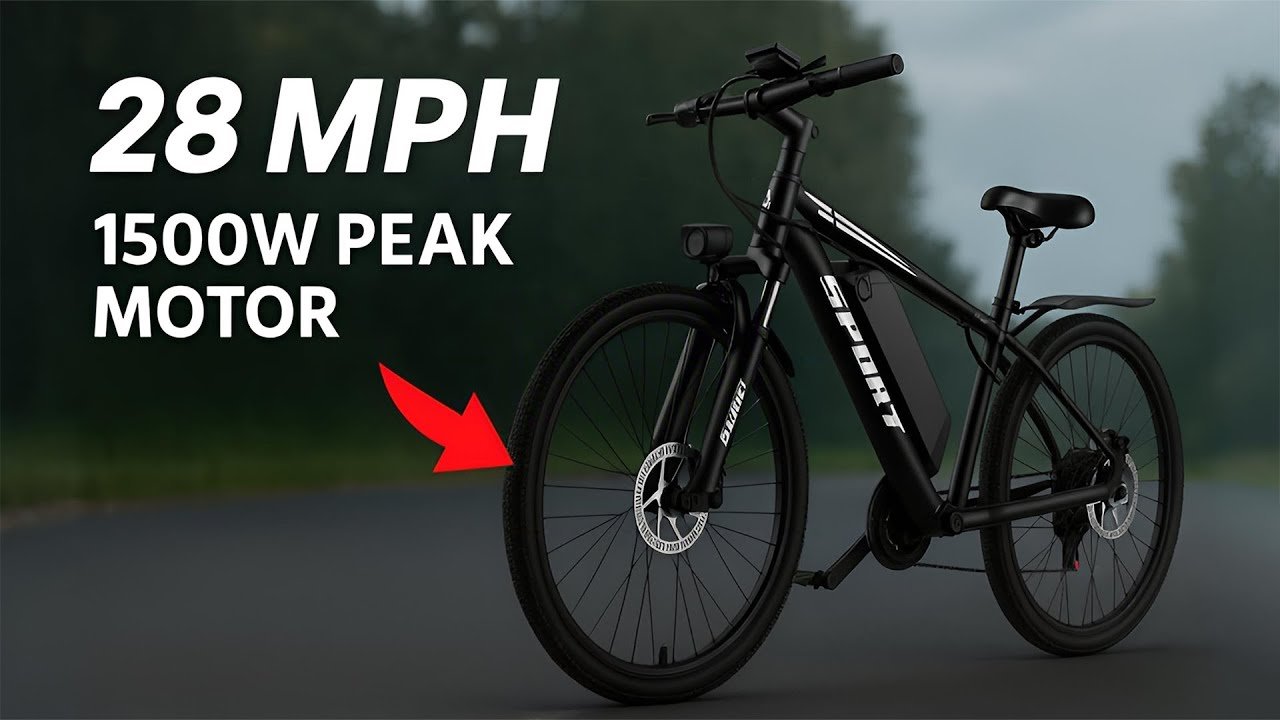 Pikabike G26 Electric Bike | 28MPH Max Speed, 1500W Motor, Best Value E-Bike 2025