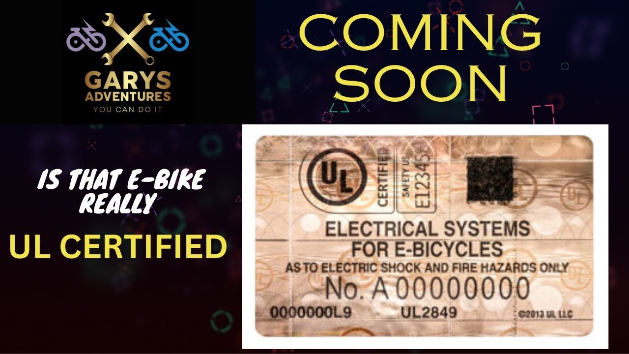 "Demystifying E-Bikes: Understanding UL Certification"
