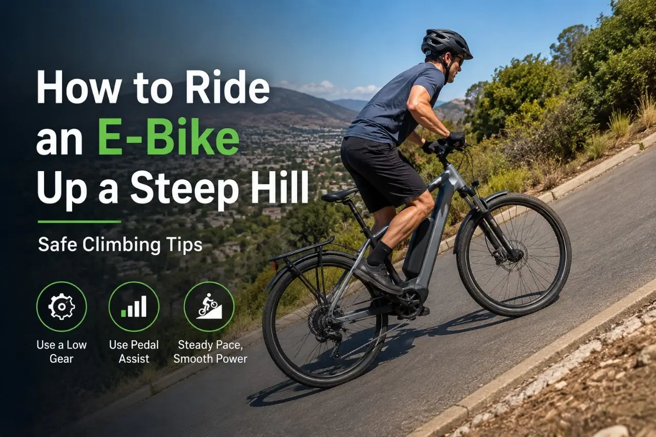 E-Bike Hill Climbing Guide: Gear, Assist Level, and Traction