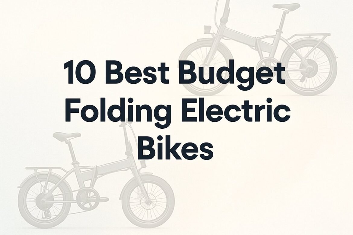 10 Beste budget vouwen elektrische fietsen voor stadsforens en stedelijke avonturen