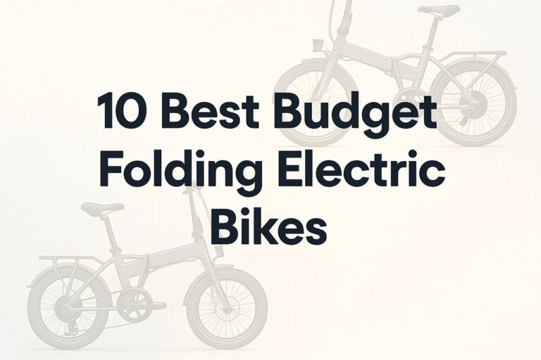 10 Best Budget Folding Electric Bikes for City Commuters and Urban Adventures