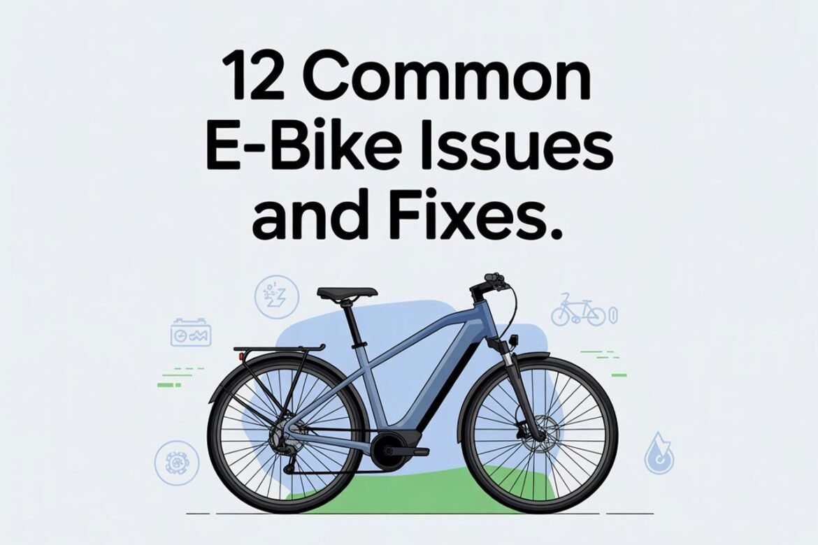 12 gemeenschappelijke e-bike-problemen en oplossingen