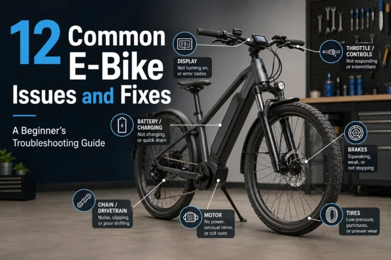 12 Common E-Bike Issues and Fixes