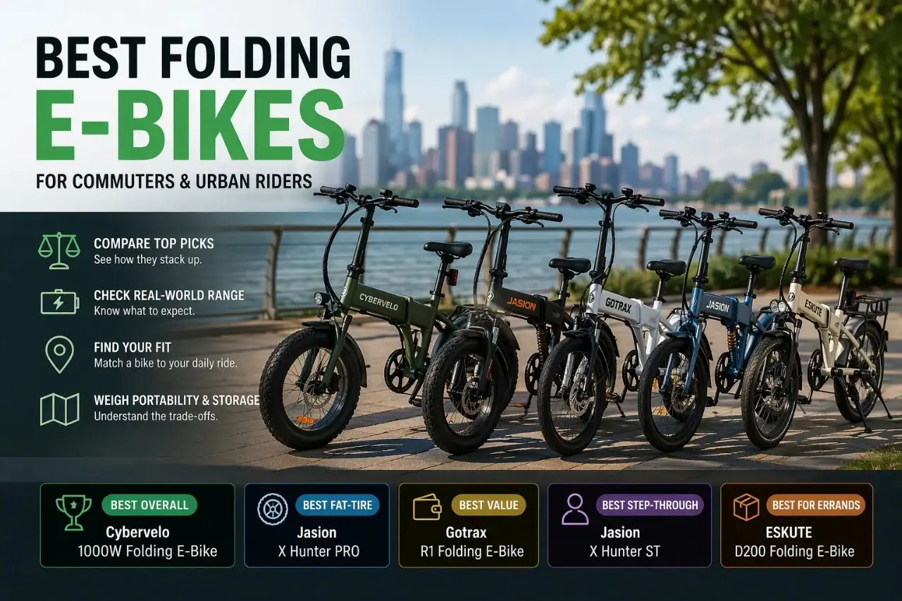 Best Folding E-Bikes for Commuting, Storage, and Daily City Riding