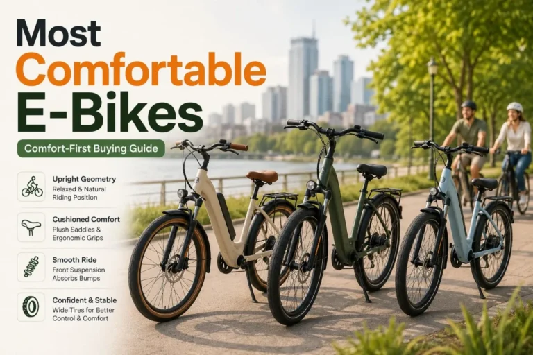 Most Comfortable E-Bikes for Upright, Smooth Everyday Riding