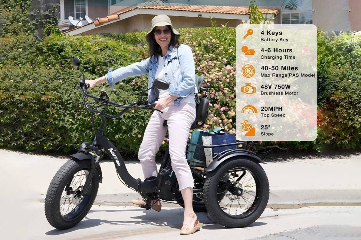 Narrak S180 vouwen elektrische driewielerbeoordeling: beste trike ooit?