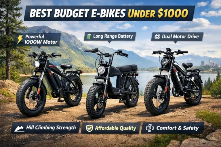 Best E-Bikes Under $1000 Ranked: Range, Power, Comfort, Support