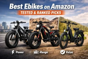 5 Best Ebikes on Amazon Tested for Power, Comfort, and Everyday Value Best Amazon Ebikes for Commuting, Trails, and More