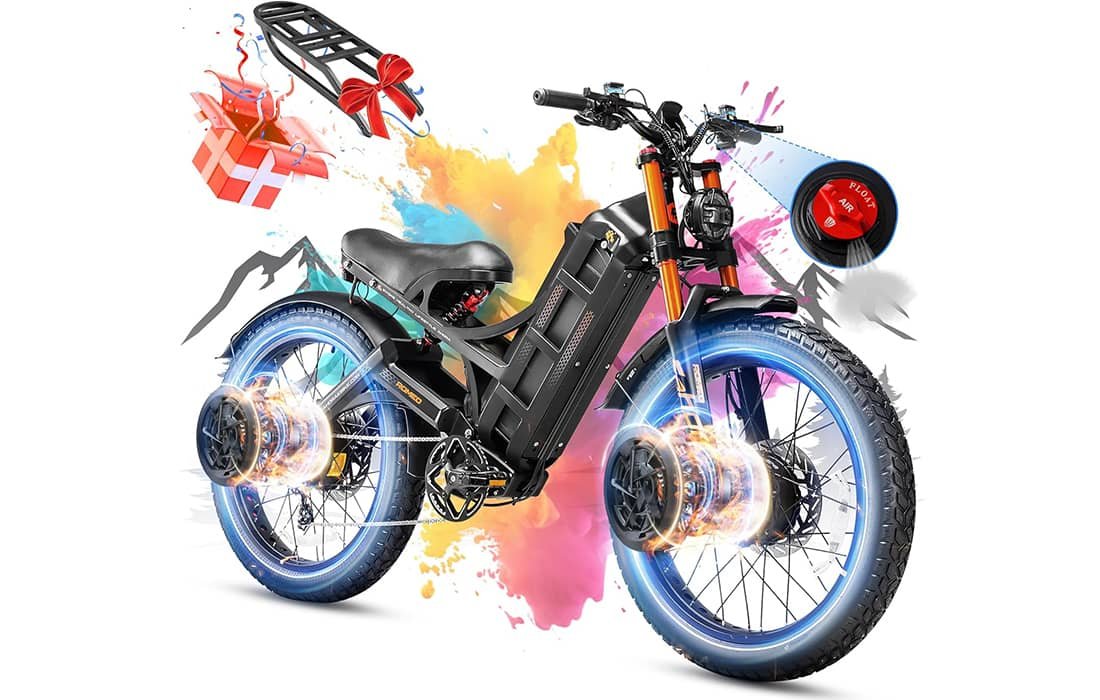 eAhora Romeo Pro II dual-motor long-range electric bike