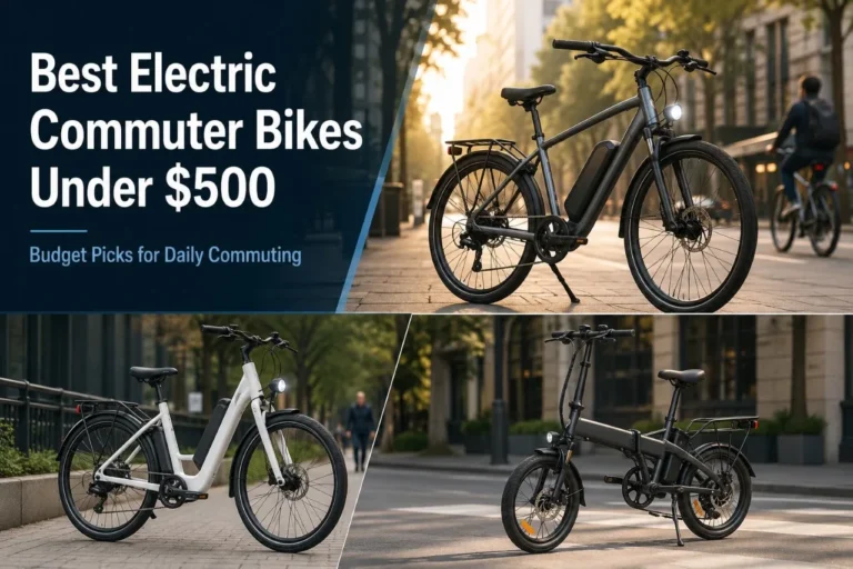 7 Electric Commuter Bikes Under $500 for Daily Commuting