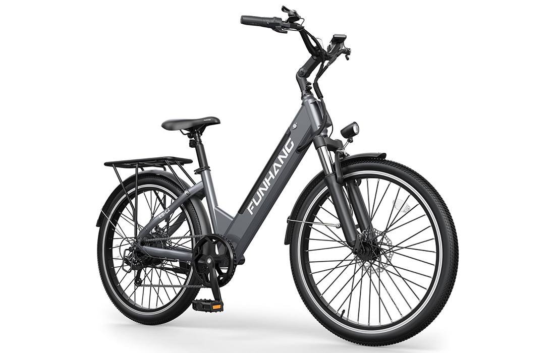 Is the Funhang EB-C2 the Best Budget City E-Bike? Range, Speed & Comfort Tested Funhang EB-C2 step-thru electric bike hero image