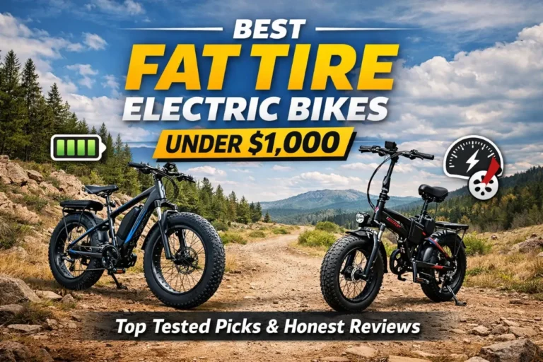 Best Fat Tire Electric Bikes Under $1,000: 8 Ranked Picks (Honest) Best Fat Tire Electric Bikes Under $1,000: 8 Ranked Picks (Honest)