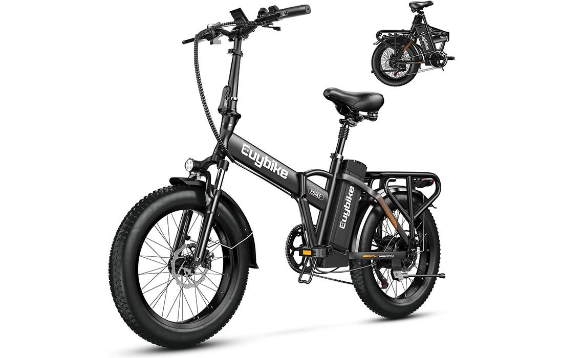 Euy F6 1000W folding fat tire electric bike