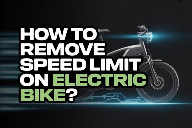 How to Remove Speed Limit on Electric Bikes