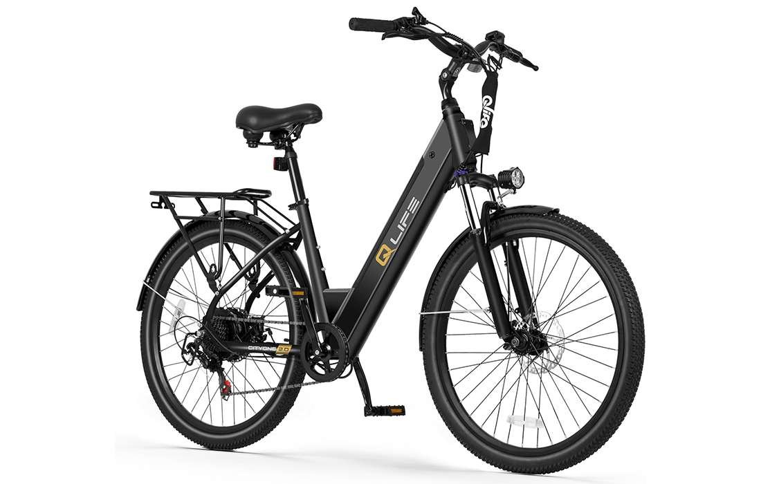 Qlife Cityone 2.0 step-through city e-bike with integrated battery