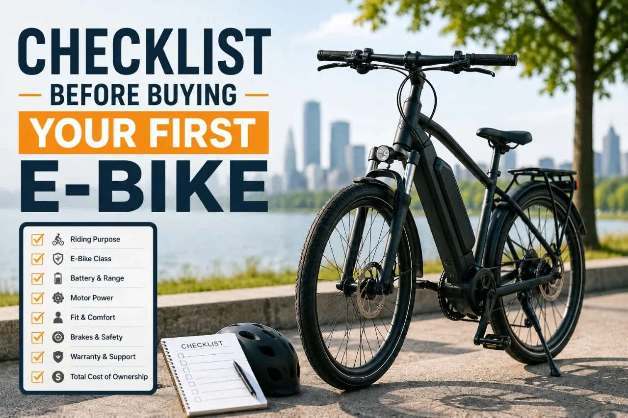 Checklist Before Buying Your First E-Bike in the U.S. Today