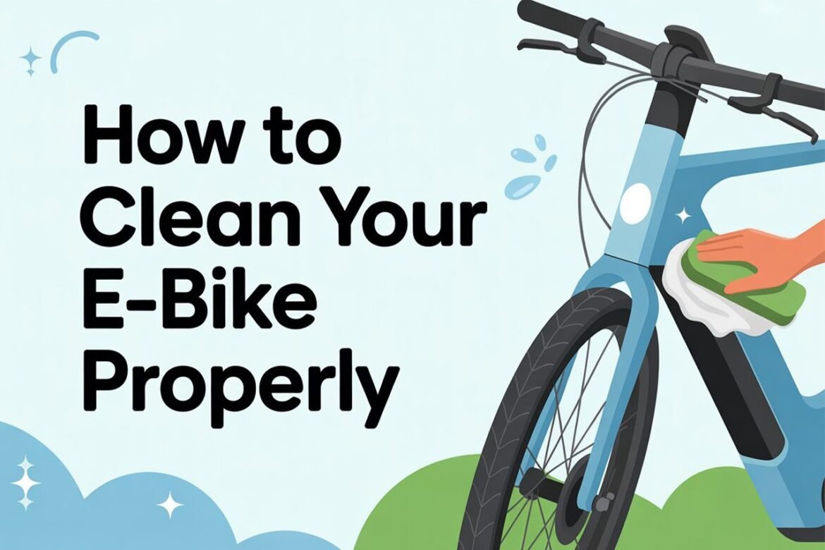 Hoe u uw e-bike goed kunt reinigen