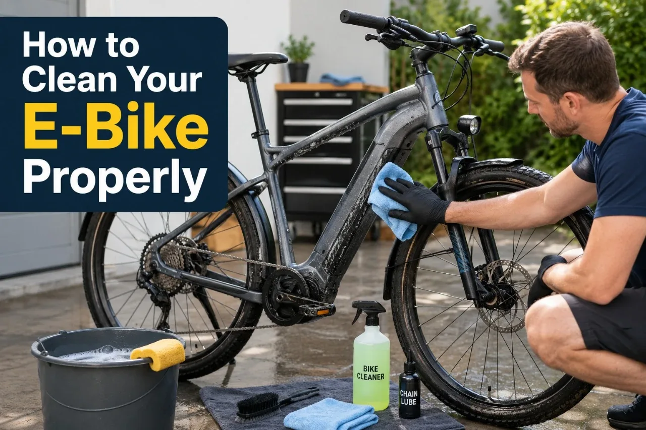 How to Clean an Ebike Safely Without Damaging Electrical Parts