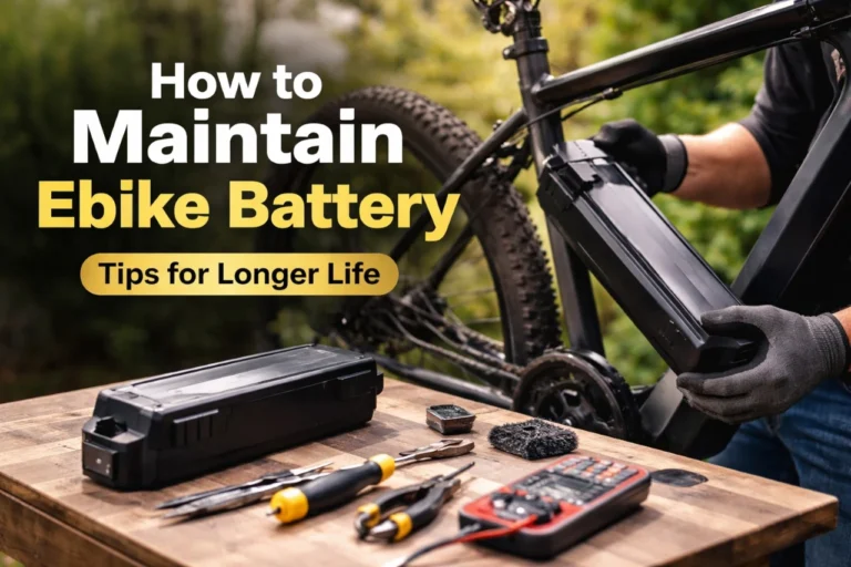 How to Maintain an Ebike Battery the Right Way