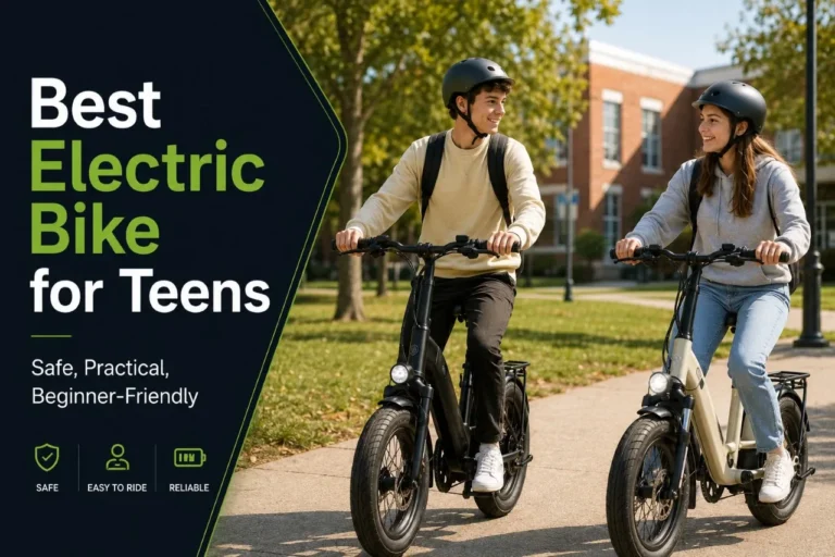 How to Choose a Safe Electric Bike for Teen Riders and Parents