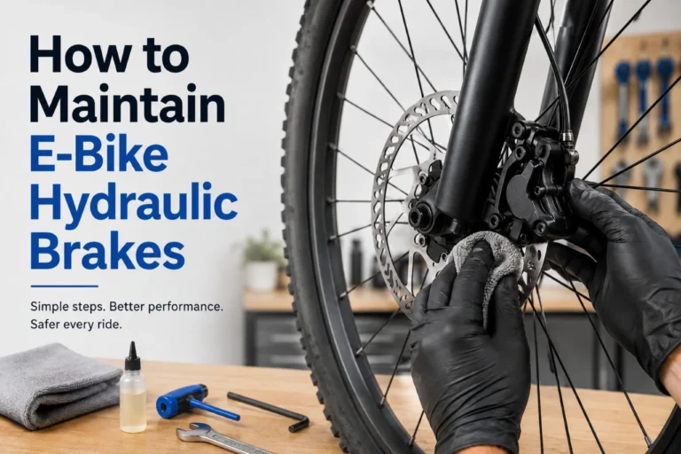 E-Bike Hydraulic Brake Care: Pads, Rotors, Fluid, and Leaks