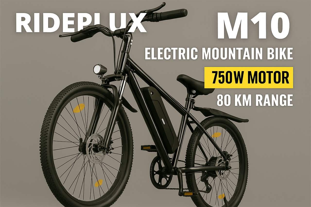 Rideplux M10 E-Bike Review: Commuter Power, Mountain Performance & Value Rideplux M10 Electric Bike Review