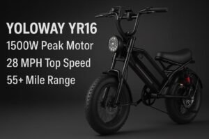 YOLOWAY YR16 Electric Bike Review: Fat Tire Power Meets All-Terrain Comfort YOLOWAY YR16 Review: A 1500W Fat Tire Electric Bike for Every Adventure