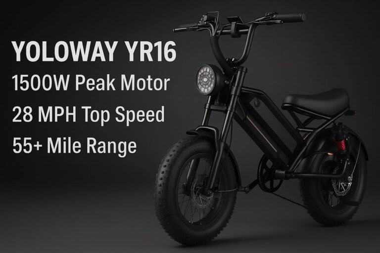 YOLOWAY YR16 Review: A 1500W Fat Tire Electric Bike for Every Adventure