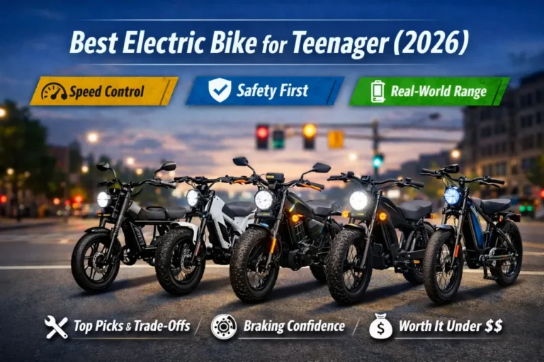 Best Teen Electric Bikes: Speed Control, Braking, and Real Range