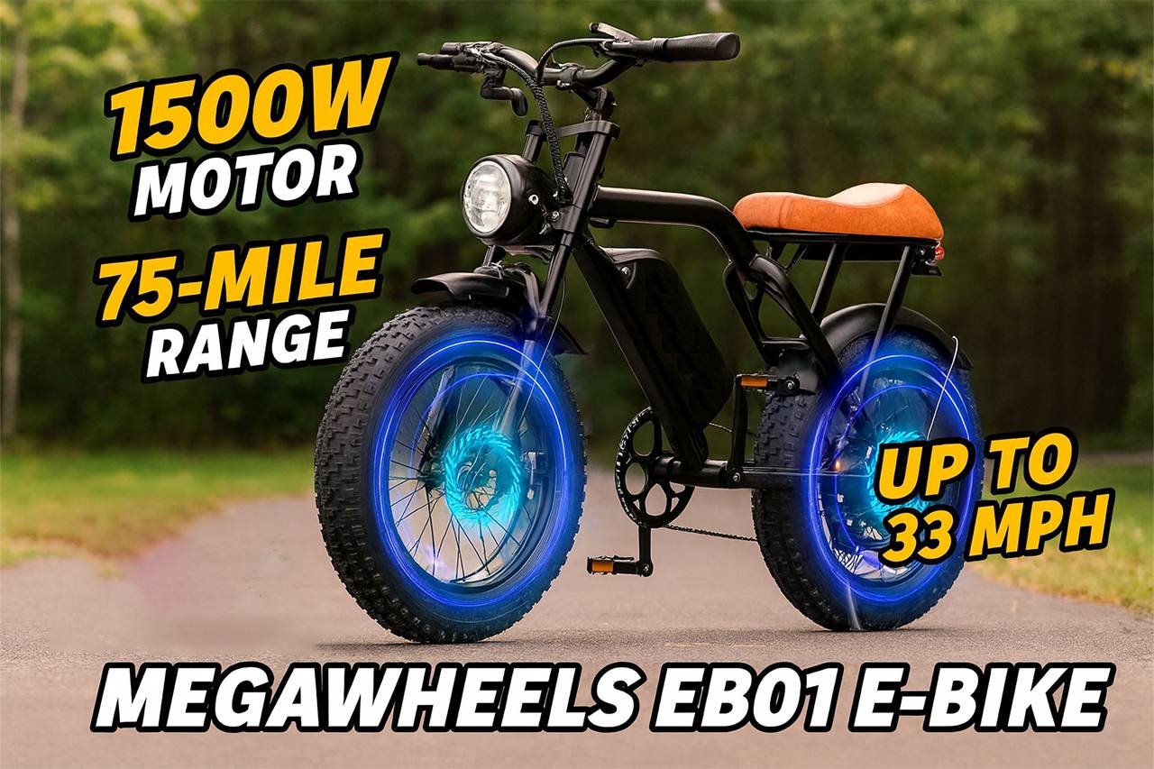 MEGAWHEELS ‎EB01 Electric Bike Review