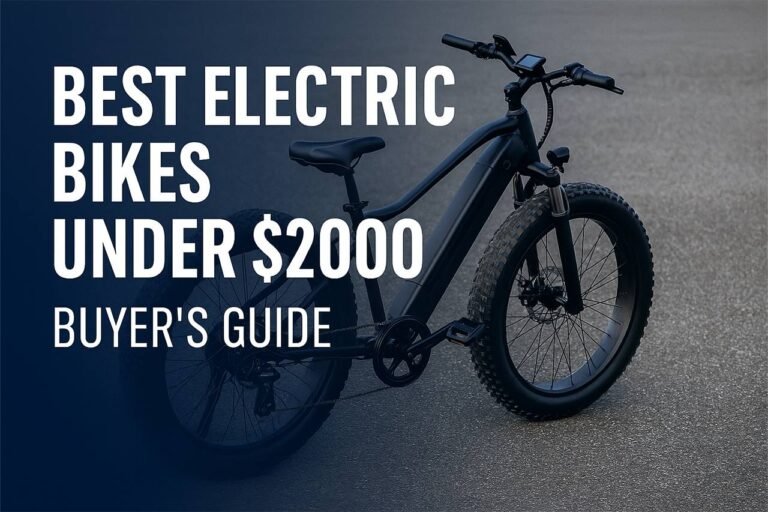 Top Sub-$2000 E-Bikes for Commuting & Trails: Batteries, Brakes, and Speed