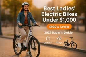 Best Ladies’ Electric Bikes Under $1,000: Comfort, Range & Value