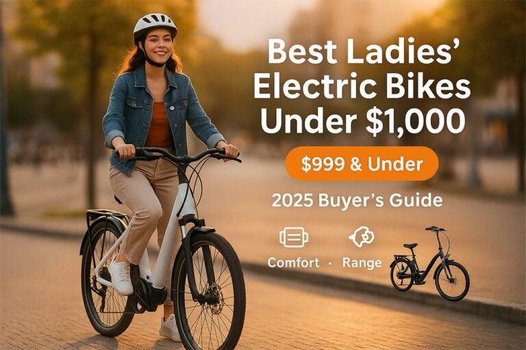 Best Ladies’ Electric Bikes Under $1,000: Comfort, Range & Value
