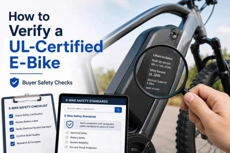 How Buyers Can Check If an E-Bike Is Really UL Certified