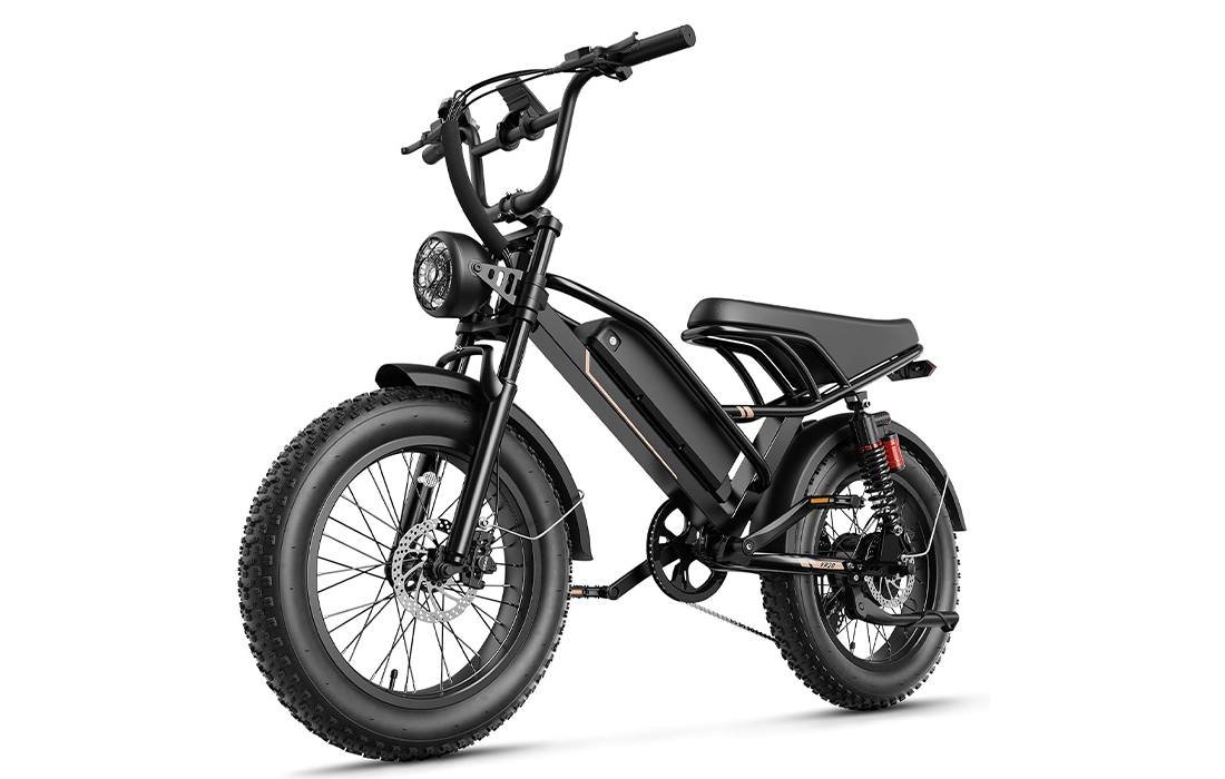 Jasion YR20 electric bike with dual suspension and 20x4 tires