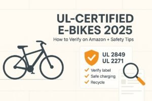 UL-Certified E-Bikes on Amazon: Safer Picks, What UL 2849 Means, and How to Verify UL-Certified E-Bikes on Amazon