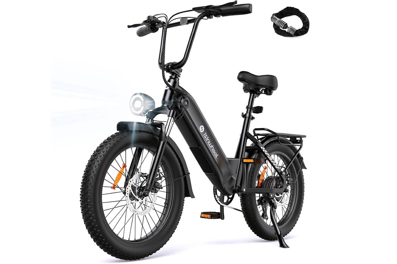 isinwheel U8/U8Pro E-Bike Review: Real-World Performance, Range & Comfort Tested isinwheel U8 step-thru fat-tire commuter ebike