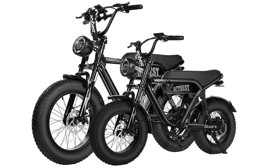 ACTBEST Blaze 16-inch and 20-inch full-suspension fat-tire e-bike