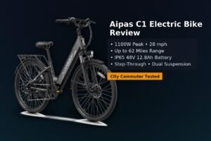 Aipas C1 Electric Bike Review: A Fast, Comfortable Step-Through Commuter Is the Aipas C1 the Best Budget Step-Through? Range, Ride & Brakes