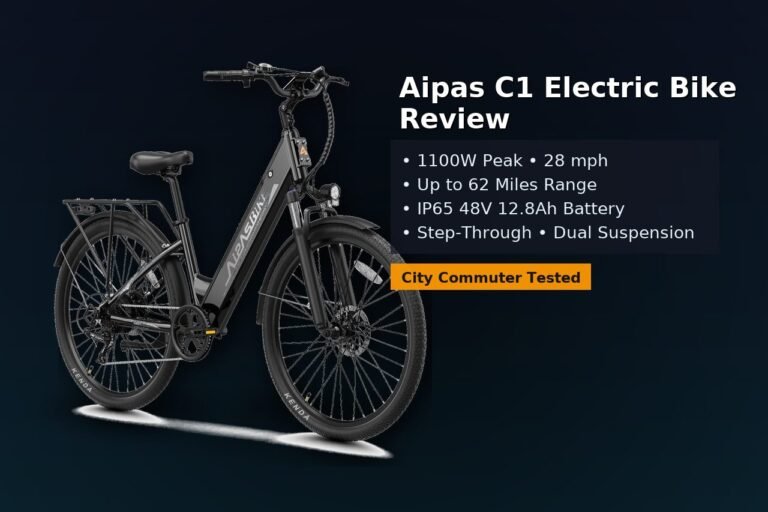 Aipas C1 Electric Bike Review: A Fast, Comfortable Step-Through Commuter Is the Aipas C1 the Best Budget Step-Through? Range, Ride & Brakes