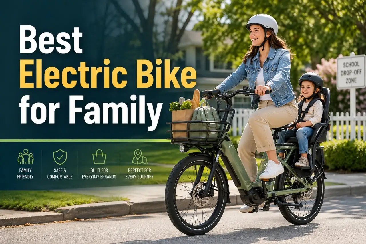 Best Electric Bikes for Family Rides, Cargo, and Daily Errands