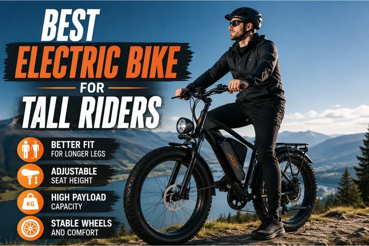 Best Electric Bikes for Tall Riders With Better Fit and Comfort