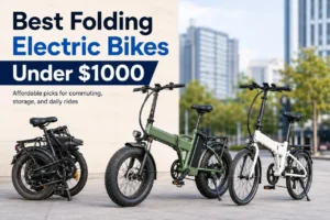 Best Folding E-Bikes Under $1000 Compared for Range and Portability