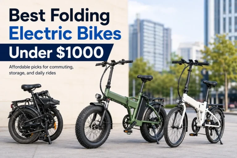 Best Folding E-Bikes Under $1000 Compared for Range and Portability