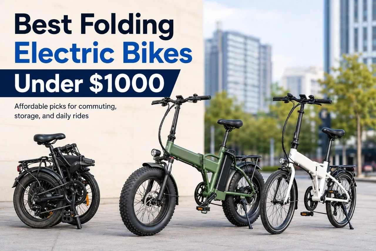 Best Folding E-Bikes Under $1000 Compared for Range and Portability